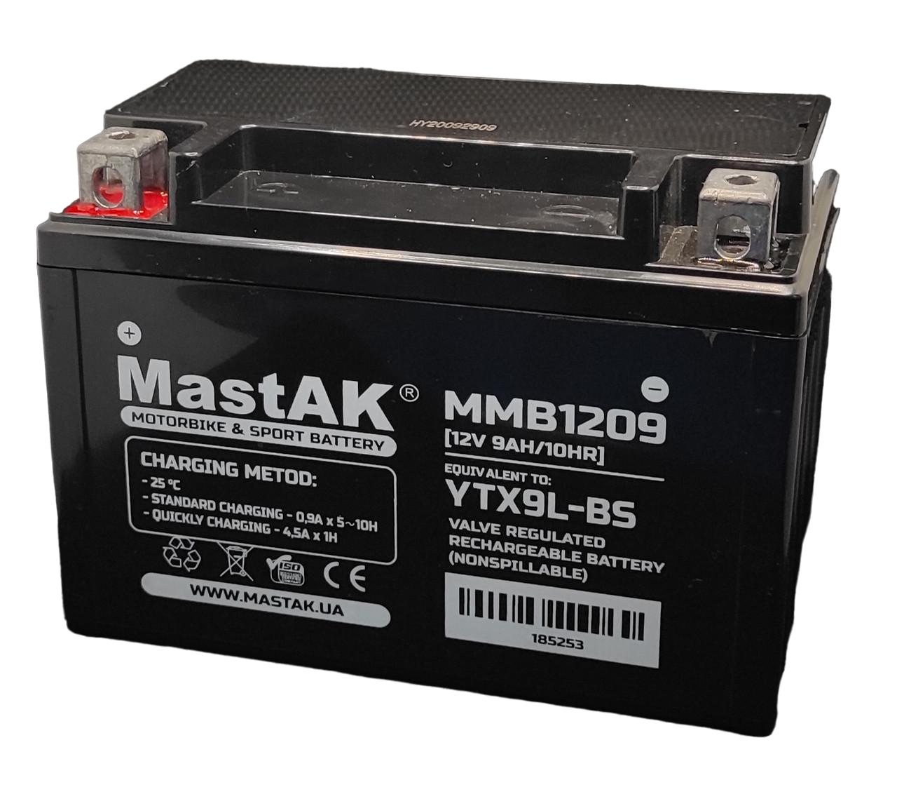 Акумулятор MASTAK MMB1209 12V 9Ah (185253)
